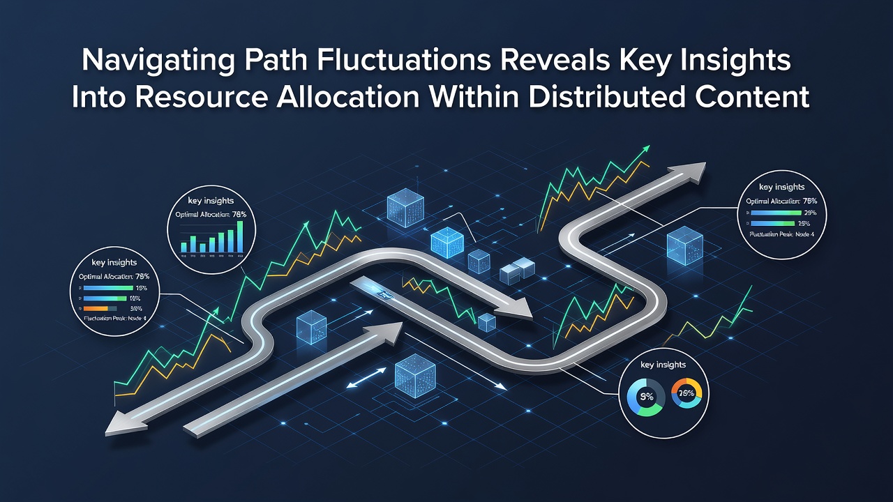 Visualization of resource allocation heatmaps before and after path fluctuation events in a distributed content network